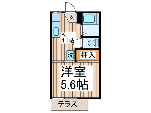 メゾン菊地の物件間取画像